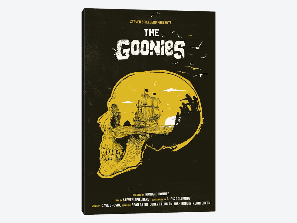The Goonies Movie Art by 2Toastdesign 1-piece Canvas Artwork