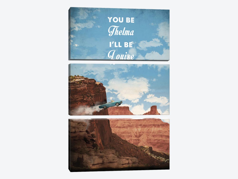 Thelma And Louise Travel Movie Art by 2Toastdesign 3-piece Canvas Art