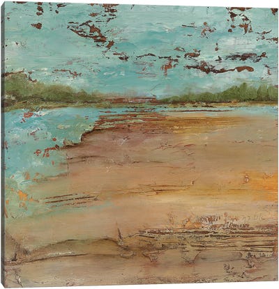 Sunset Lake I Canvas Art Print