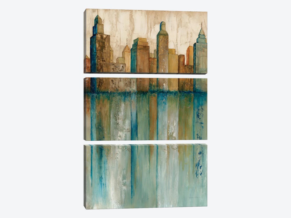 City VIew I by Norm Olson 3-piece Art Print
