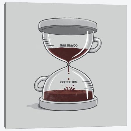 Coffee Time Canvas Print #NOO11} by Naolito Canvas Art