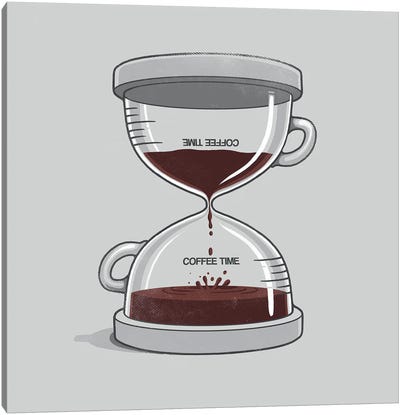 Coffee Time Canvas Art Print - Naolito