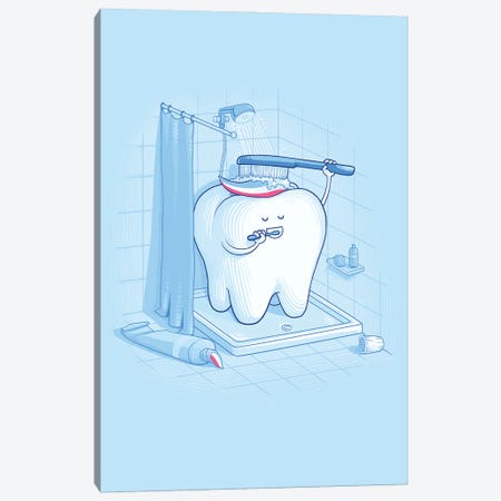 Dental Hygiene Canvas Print #NOO15} by Naolito Canvas Art Print