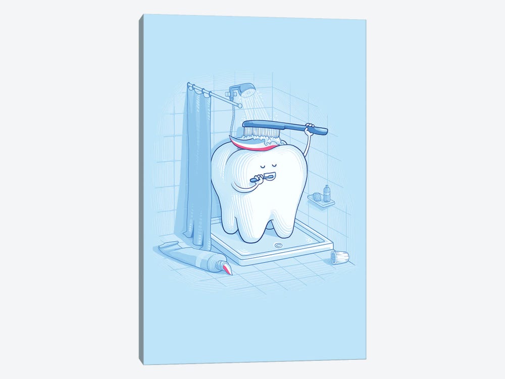 Dental Hygiene by Naolito 1-piece Canvas Wall Art