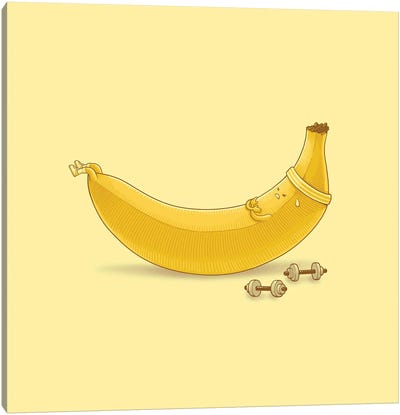 Crunches Canvas Art Print - Banana Art