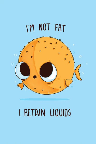 Witty Humor: Liquid Retention by Naolito