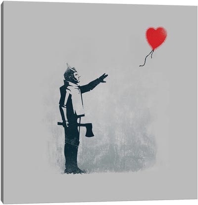 If I Had A Heart Canvas Art Print - Anti-Valentine's Day