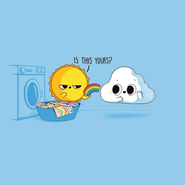 Witty Humor: Laundry Mixup by Naolito