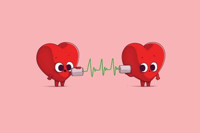 Listen To Your Heart by Naolito  canvas print