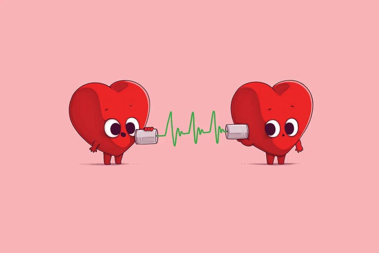 Listen To Your Heart by Naolito wall art