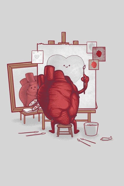 Adorable Anthropomorphism: Self Portrait by Naolito