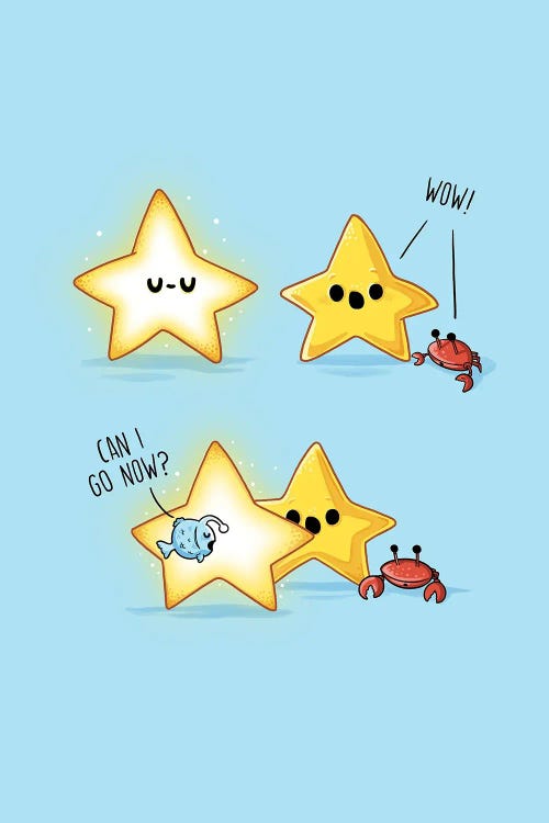 Shinny Star by Naolito wall art
