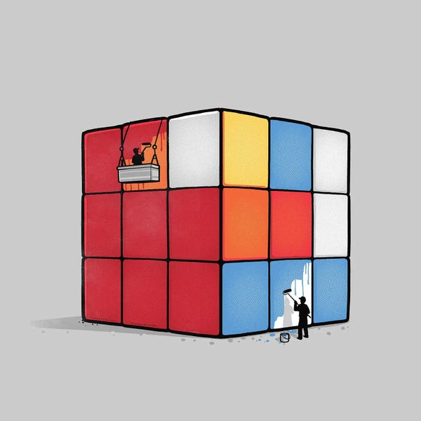 Toys & Collectibles: Solving The Cube by Naolito