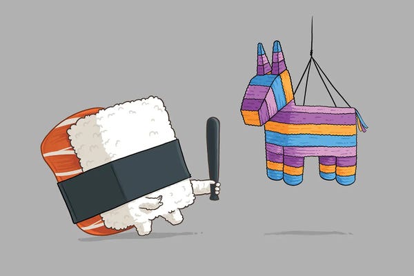 Witty Humor: Sushi Birthday by Naolito