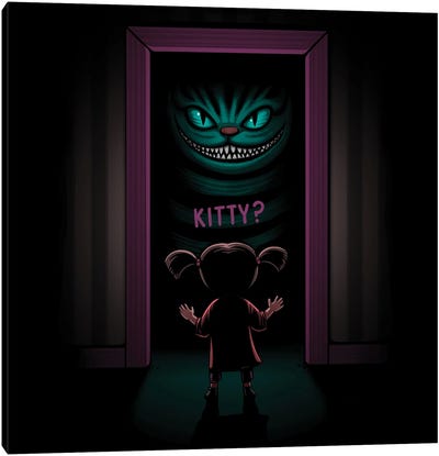 Kitty Canvas Art Print - Witty Humor Art
