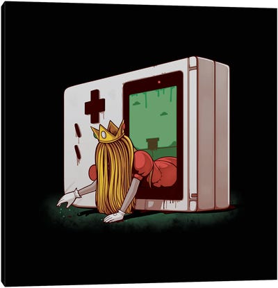 The Pipe Canvas Art Print - Video Game Art