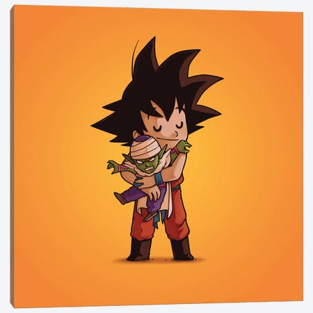 Goku & Piccolo (Villains) Canvas Print #NOO82} by Naolito Art Print