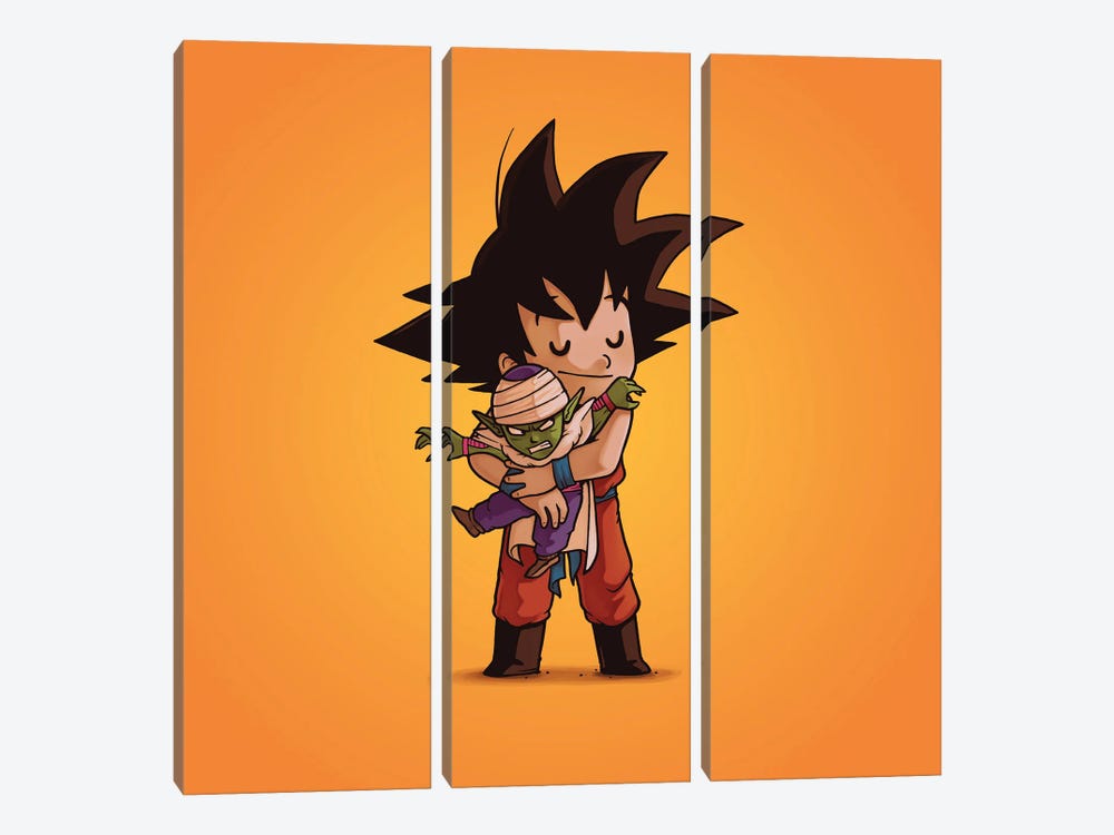 Goku & Piccolo (Villains) by Naolito 3-piece Canvas Artwork