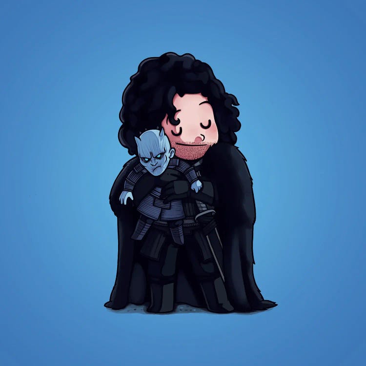 Jon Snow & Night King (Villains)