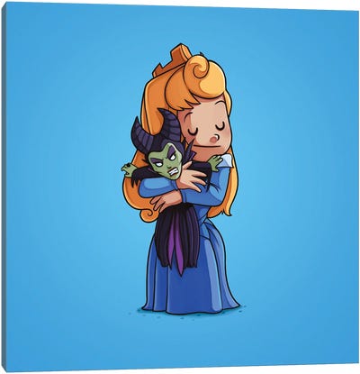 Sleeping Beauty & Maleficent (Villains) Canvas Art Print - Other Animated & Comic Strip Characters