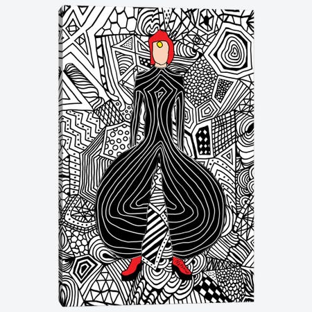 Bowie Fashion VI Canvas Print #NOT16} by Notsniw Art Canvas Wall Art