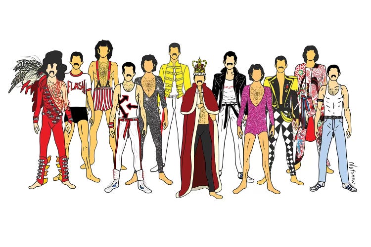 Freddie Mercury Line-Up