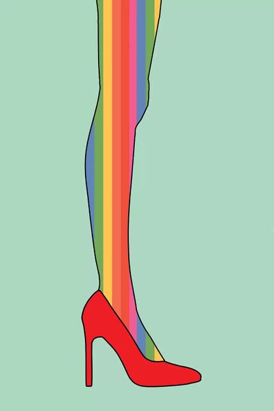 LGBTQ: Give A Girl The Right Shoes And She Can Conquer The World by Notsniw Art