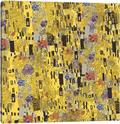 Gold Explosion Canvas Art Print - All Things Klimt