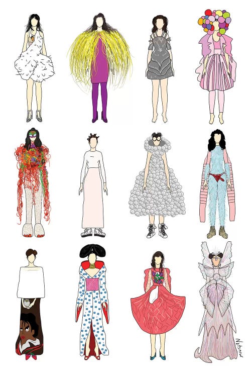 The Many Outfits Of Bjork