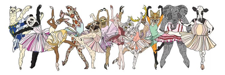 Animal Hipster Ballerinas