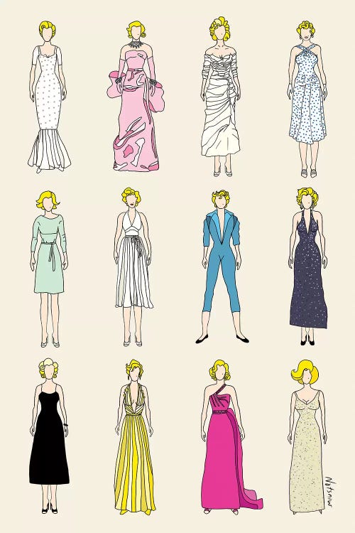 The Many Outfits Of Marilyn