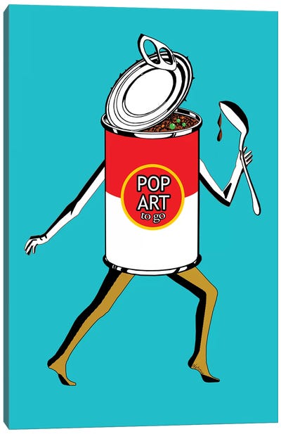Pop Art 2-Go Canvas Art Print - Conversation Starters