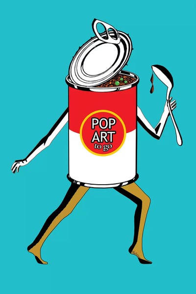Pop Art Kitchen: Pop Art 2-Go by Notsniw Art