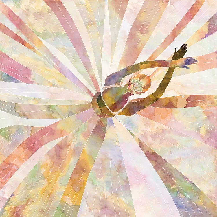 Sleeping Ballerina by Notsniw Art wall art