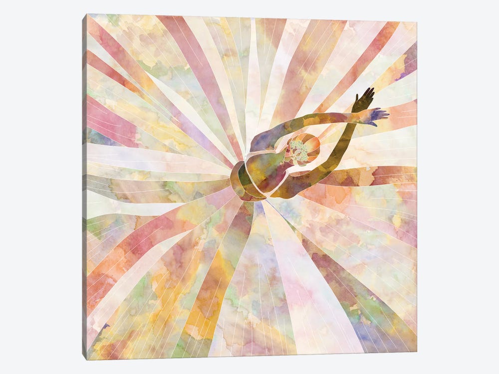 Sleeping Ballerina by Notsniw Art 1-piece Canvas Print