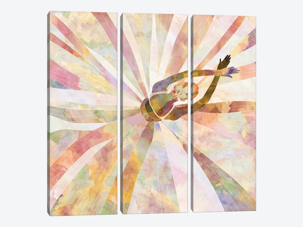 Sleeping Ballerina by Notsniw Art 3-piece Art Print