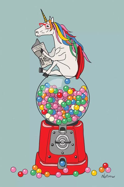 Candies: Unicorn Gumball Poop by Notsniw Art