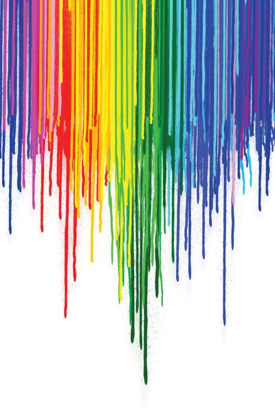 Linear Abstract: Rainbow Gay Pride by Notsniw Art