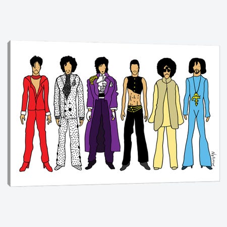Prince Canvas Print #NOT74} by Notsniw Art Canvas Art