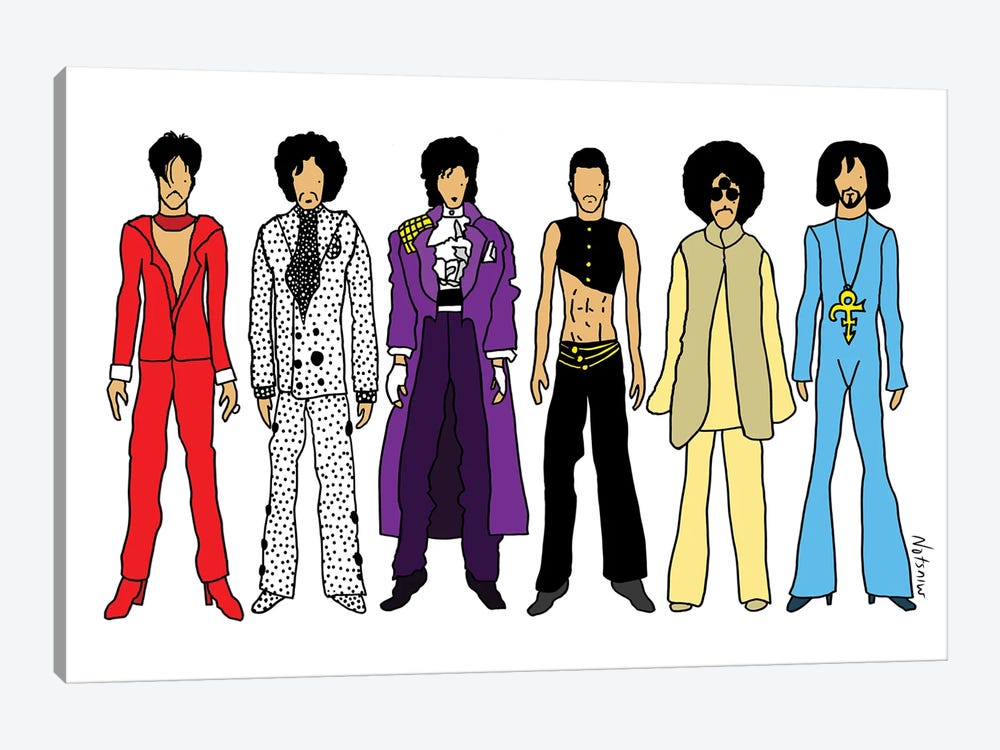 Prince by Notsniw Art 1-piece Canvas Print