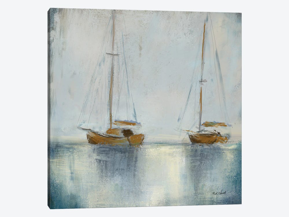 Boats I by Rick Novak 1-piece Canvas Print