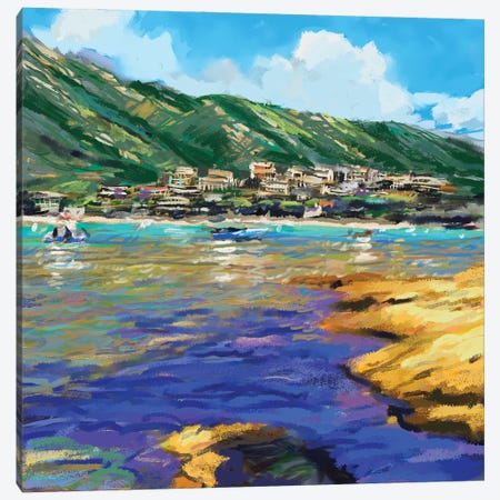 Seaside I Canvas Print #NOV12} by Rick Novak Canvas Art Print