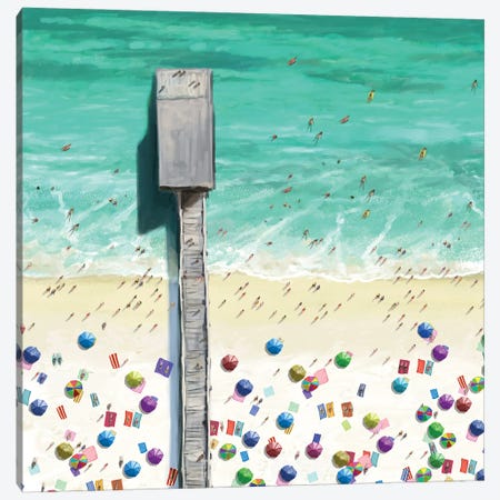 Beaches II Canvas Print #NOV15} by Rick Novak Canvas Wall Art