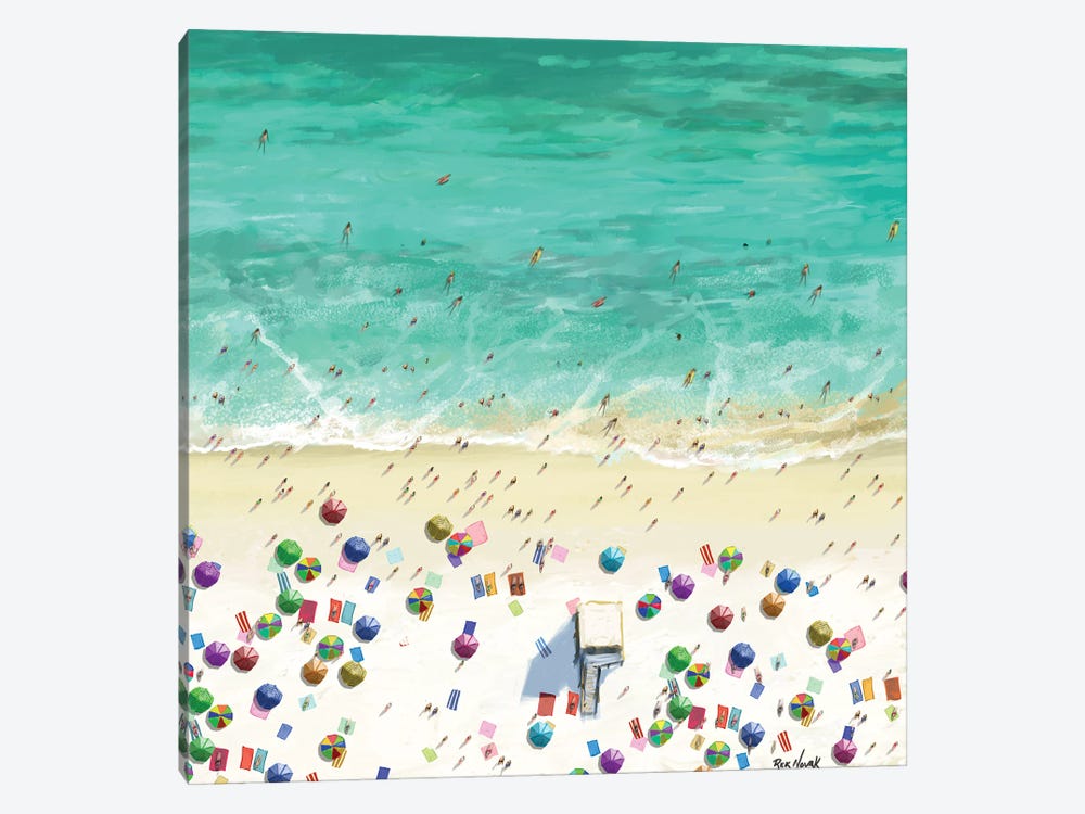 Beaches III by Rick Novak 1-piece Canvas Artwork