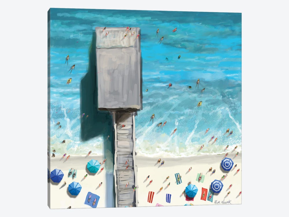 Beaches V by Rick Novak 1-piece Canvas Artwork