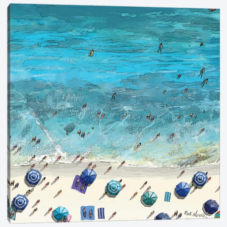 Beaches VI Canvas Print #NOV19} by Rick Novak Canvas Print