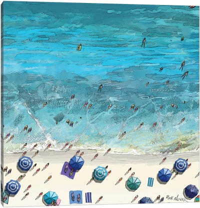 Beaches VI Canvas Art Print