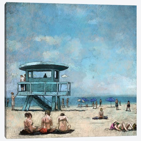 Beaches VII Canvas Print #NOV20} by Rick Novak Canvas Artwork