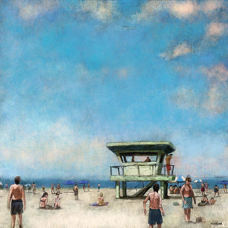 Beaches VIII by Rick Novak wall art