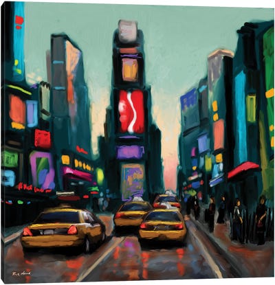 Time Square II Canvas Art Print